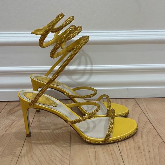 Renee Caovilla Strass Snake Wrap Sandal size 7 - Picture 3 of 6